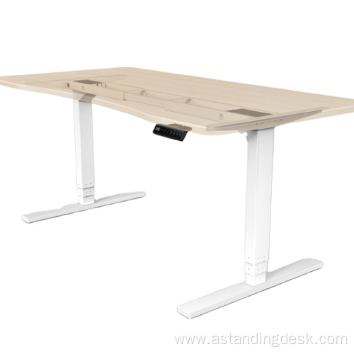 Popular Office Three Stages Corner Standing Desk Electric